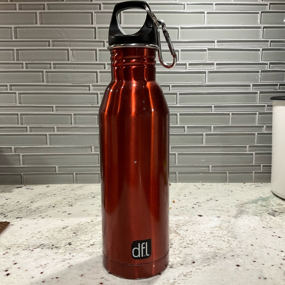 DFL Design for Living Lifetime Brands 24 oz Aluminum Water Bottle